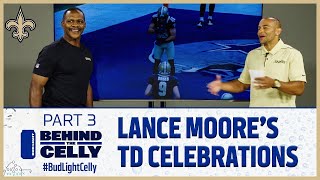 The Best Lance Moore Touchdown Dance Celebrations  Behind the Celly  Ep 3  New Orleans Saints [upl. by Ahsiuqet]