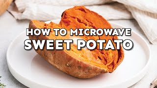 How To Microwave Sweet Potato In 5 Minutes [upl. by Annait]