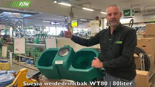 Suevia weidedrinkbak WT80  80liter  BTN de Haas 140143 [upl. by Nahsab]