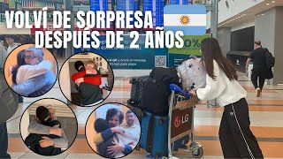 REGRESO A ARGENTINA DE SORPRESA DESPUÉS DE 2 AÑOS [upl. by Laicram]