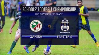 Penalty Shootout  StPeters College v Zahira College  U18 Div I 3rd Place [upl. by Colston]