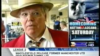 Roy Chubby Brown Visits Ricky Hatton [upl. by Adroj]