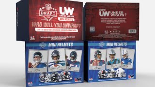 Fanatics Under Wraps 2023 NFL Draft Mini Helmets [upl. by Enyawal]