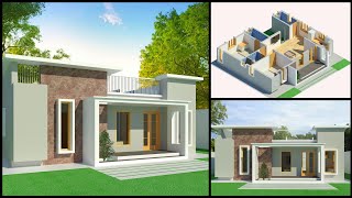 31x34 ft 2BHK House Design  LoadBearing Structure  Small House Plan sardarpatil [upl. by Bred]