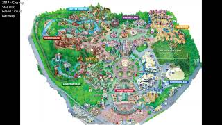 Tokyo Disneyland Through The Years in Maps 19832022 [upl. by Ydnamron]