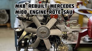 MKB rebuilt Mercedes M100 engine Rote Sau time lapse part 1 [upl. by Yaron635]