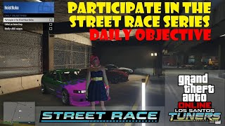 Participate in the Street Race Series  Daily Challenges  GTA Online [upl. by Yordan]