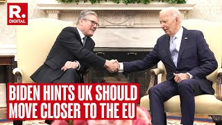 Biden Meets New UK PM Keir Starmer At Oval Office  The Best Of Allies Maybe In The Whole World [upl. by Watters]