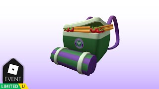 FREE LIMITED UGC How to get the Wimbledon Picnic Backpack in WimbleWorld [upl. by Elleret]