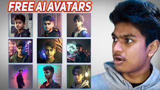 How to make FREE Ai Avatars  Best Free ai Image Generator 🔥  MidJourney [upl. by Haerr754]