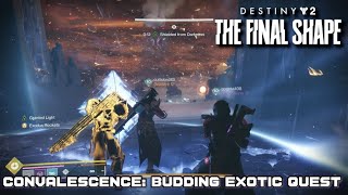 Convalescence Budding Exotic Quest  Destiny 2 The Final Shape [upl. by Adna]