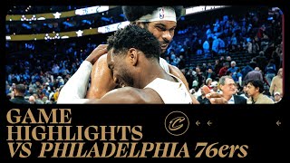 Game Highlights  Cavs at Sixers  11132024 [upl. by Forster]