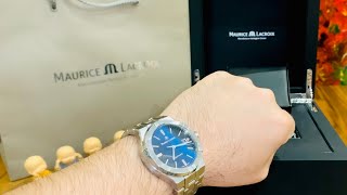 UNBOXING Maurice Lacroix Aikon Automatic 42mm Black [upl. by Balch]