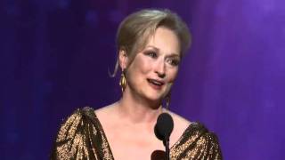 Meryl Streep Wins Best Actress  84th Oscars 2012 [upl. by Joselyn]