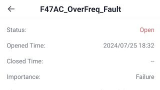 F47 AC Over Frequency Fault  How to overcome F47 Fault  Answer to a Question [upl. by Dimah]