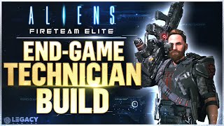 Aliens Fireteam Elite  End Game Technician Build  Best Weapons Perks Playstyle And More [upl. by Ecirtam]