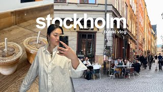 stockholm vlog  thrifting cafes museums exploring the city [upl. by Enneyehc]