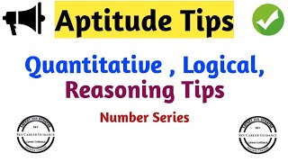 Aptitude Tips  Quantitative amp Logical Reasoning Tips aptitude 3 [upl. by Onibag]