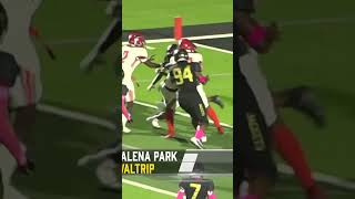 How many tacklers does it take to bring down Waltrip QB Kevion West Apparently more than 4 [upl. by Nyvek]