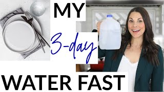 I DID A 3DAY WATER FAST The How Why  Tips From A Dietitian [upl. by Slyke]