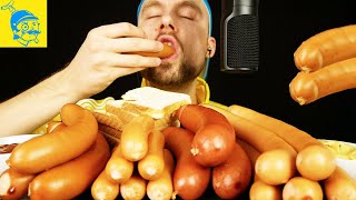 ASMR Very Popular German Sausages Sausage Mukbang 🇩🇪 [upl. by Repsag556]