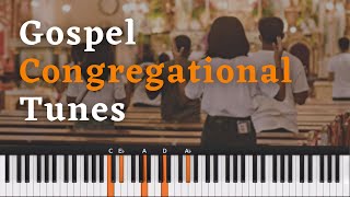 How To Play Gospel Congregational Songs  Jesus Ill Never Forget Piano Tutorial [upl. by Ahsinhoj]