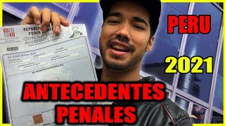 📕 Como sacar ANTECEDENTES PENALES PERU para VENEZOLANOS 2021 [upl. by Ibob]