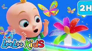 2Hour Kids Songs Marathon  quotColors and Feelingsquot and More  LooLoo Kids [upl. by Barny]