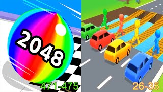 Ball Run 2048 VS Shapeshifting Android iOS Gameplay Level 471480 [upl. by Yv]