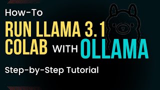 Run Llama 31 8B with Ollama on Free Google Colab [upl. by Jackquelin]