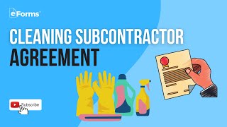 Cleaning Subcontractor Agreement EXPLAINED [upl. by Anonyw]