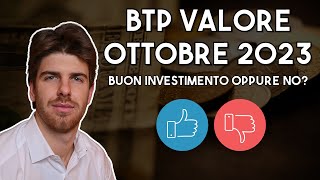 BTP Valore ottobre 2023 buon investimento oppure no [upl. by Rovit]