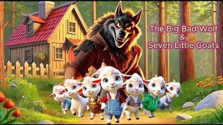 The Big Bad Wolf amp Seven Little Goats  Bedtime Stories  Fairy Tales for Kids [upl. by Ydnerb97]