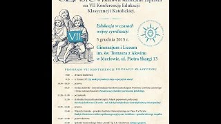 Konferencja o edukacji klasycznej 05122015 szkoła frankfurcka [upl. by Jansen334]