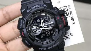 Unboxing Review GSHOCK GA400HR 1ADR Black [upl. by Monia]