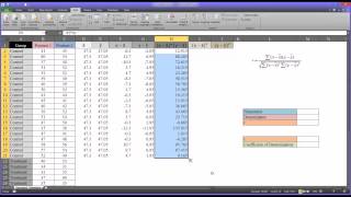 Calculating a Correlation Coefficient in Excel StepbyStep and with the CORREL Function [upl. by Assert]