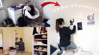 ZIMMER UMGESTALTEN amp AUFRÄUMEN  NEUE ROOMTOUR [upl. by Tung]