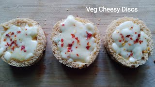 How To Make Veg Cheesy Discs without oven  Easy Snack Recipes  Cooking Yum [upl. by Kwan]