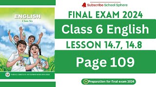 Class 6 English page 109 । Chapter 13 Lesson 147 and 148। ৬ষ্ঠ শ্রেনী ইংরেজি ১০৯ পৃষ্ঠা। 2024 [upl. by Llerred]