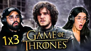 First Time REACTION to GAME OF THRONES 1X3  LORD SNOW  Mentally Gone Review [upl. by Ecnarf]