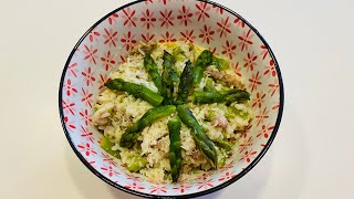 Risotto asparagi e salsiccia Semplice veloce e gustoso 😋 [upl. by Atterrol]