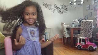 How to Detangle Curly Kids Hair  Biracial  Mixed Race Hair Care [upl. by Oster]