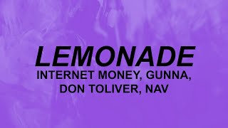 Internet Money  Lemonade Lyrics  hey hey off the juice codeine got me trippin  TikTok [upl. by Eilram]