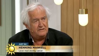 Mankell quotDet tog 12 dagar att bestämma mig för att levaquot  Nyhetsmorgon TV4 [upl. by Atnovart566]