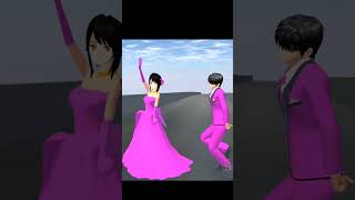 Pink dancer sakuraschoolsimulator fypシ゚viral gacha couple [upl. by Zat]