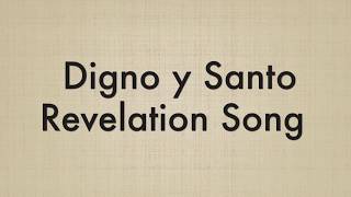 Digno y Santo  Revelation Song  Bilingual Karaoke Version [upl. by Anelak]