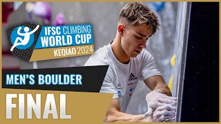 Mens Boulder final  Keqiao 2024 [upl. by Ecirtac]