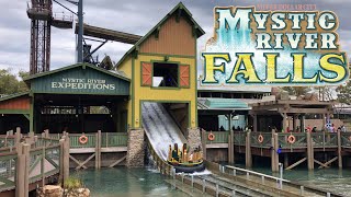 Ride Review Mystic River Falls at Silver Dollar City with The Legend [upl. by Aneleairam]