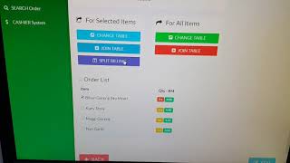Admire POS  Split Billing Separate Bill for Customers within same table [upl. by Holden224]