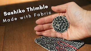 Make Your Own Sashiko Palm Thimble [upl. by Gardia]